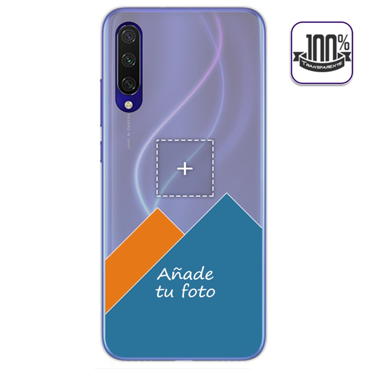 Personaliza tu Funda Gel 100% Transparente con tu Fotografia para Xiaomi Mi 9 Lite dibujo personalizada