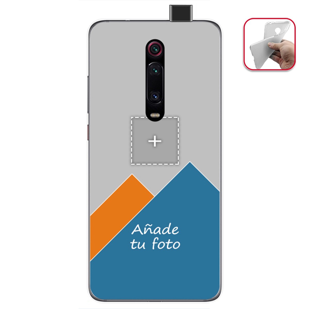 Personaliza tu Funda Gel Mate con tu Fotografia para Xiaomi Mi 9T / Mi 9T Pro dibujo personalizada