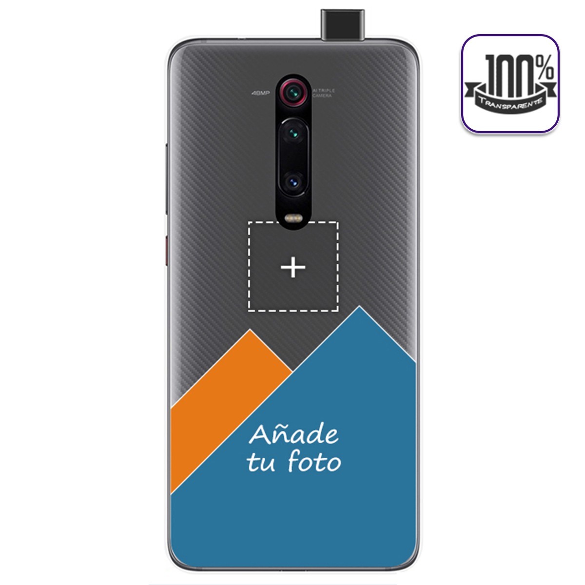 Personaliza tu Funda Gel 100% Transparente con tu Fotografia para Xiaomi Mi 9T / Mi 9T Pro dibujo personalizada