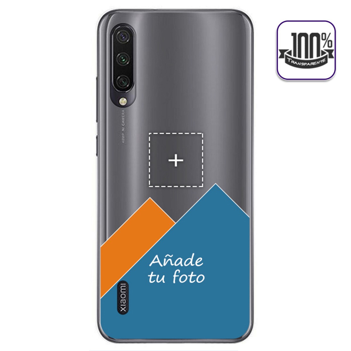Personaliza tu Funda Gel 100% Transparente con tu Fotografia para Xiaomi Mi A3 dibujo personalizada