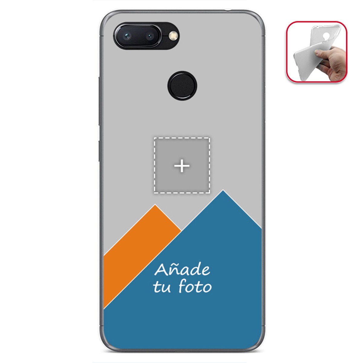 Personaliza tu Funda Gel Mate con tu Fotografia para Xiaomi Redmi 6 dibujo personalizada