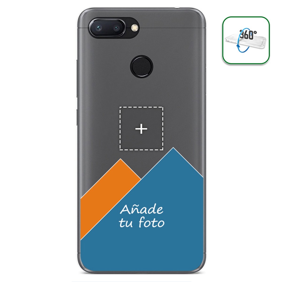 Personaliza tu Funda Pc + Tpu 360 con tu Fotografia para Xiaomi Redmi 6 dibujo personalizada