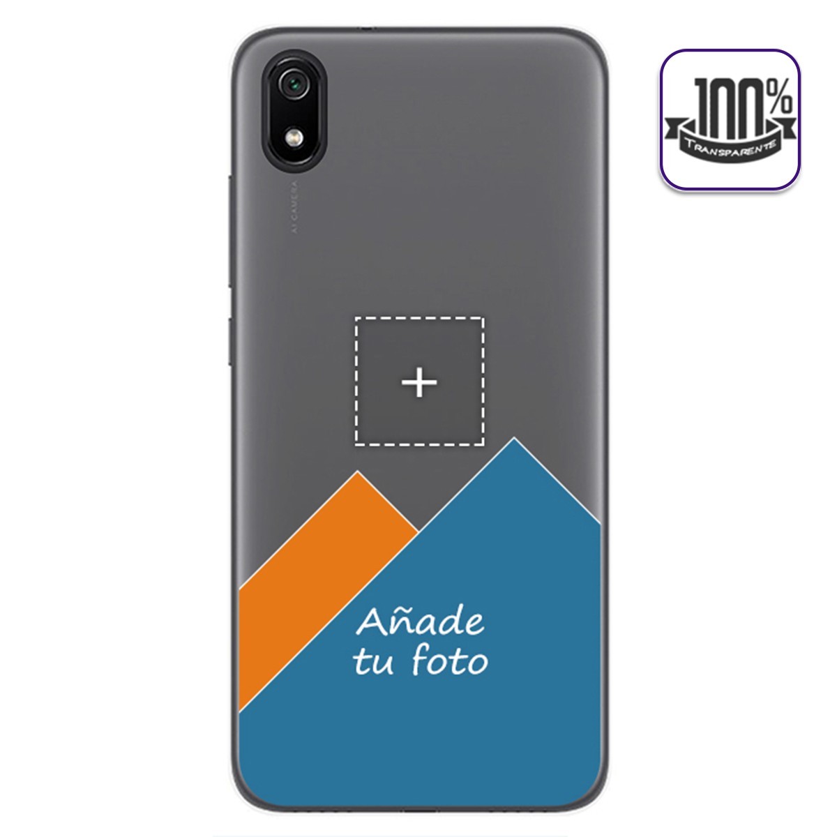 Personaliza tu Funda Gel 100% Transparente con tu Fotografia para Xiaomi Redmi 7A dibujo personalizada