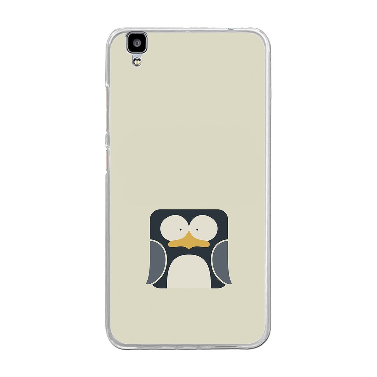 Funda Gel Tpu para Bluboo Maya 5.5" Diseño Pingüino Dibujos