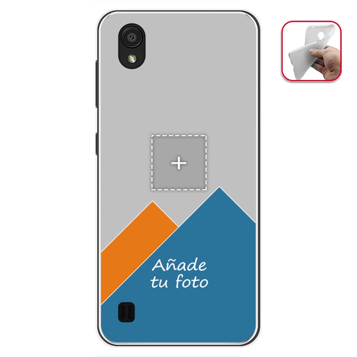 Personaliza tu Funda Gel Mate con tu Fotografia para Zte Blade A5 2019 dibujo personalizada