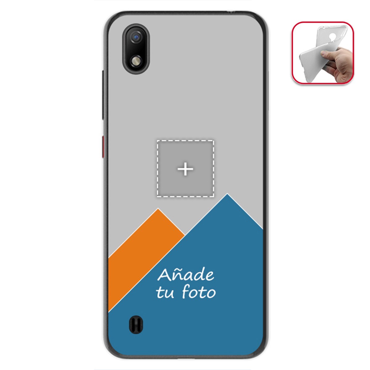 Personaliza tu Funda Gel Mate con tu Fotografia para Zte Blade A7 (2019) dibujo personalizada