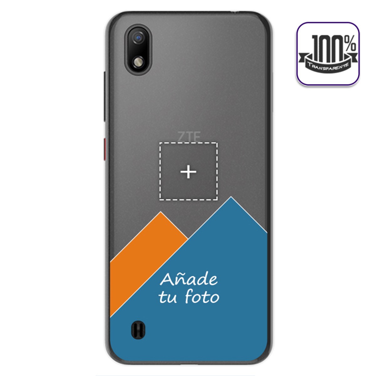 Personaliza tu Funda Gel 100% Transparente con tu Fotografia para Zte Blade A7 (2019) dibujo personalizada