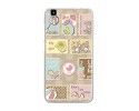 Funda Gel Tpu para Bluboo Maya 5.5" Diseño Sellos Dibujos