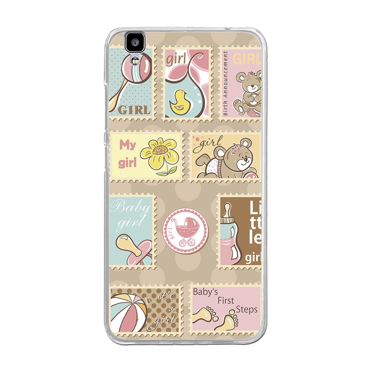 Funda Gel Tpu para Bluboo Maya 5.5" Diseño Sellos Dibujos