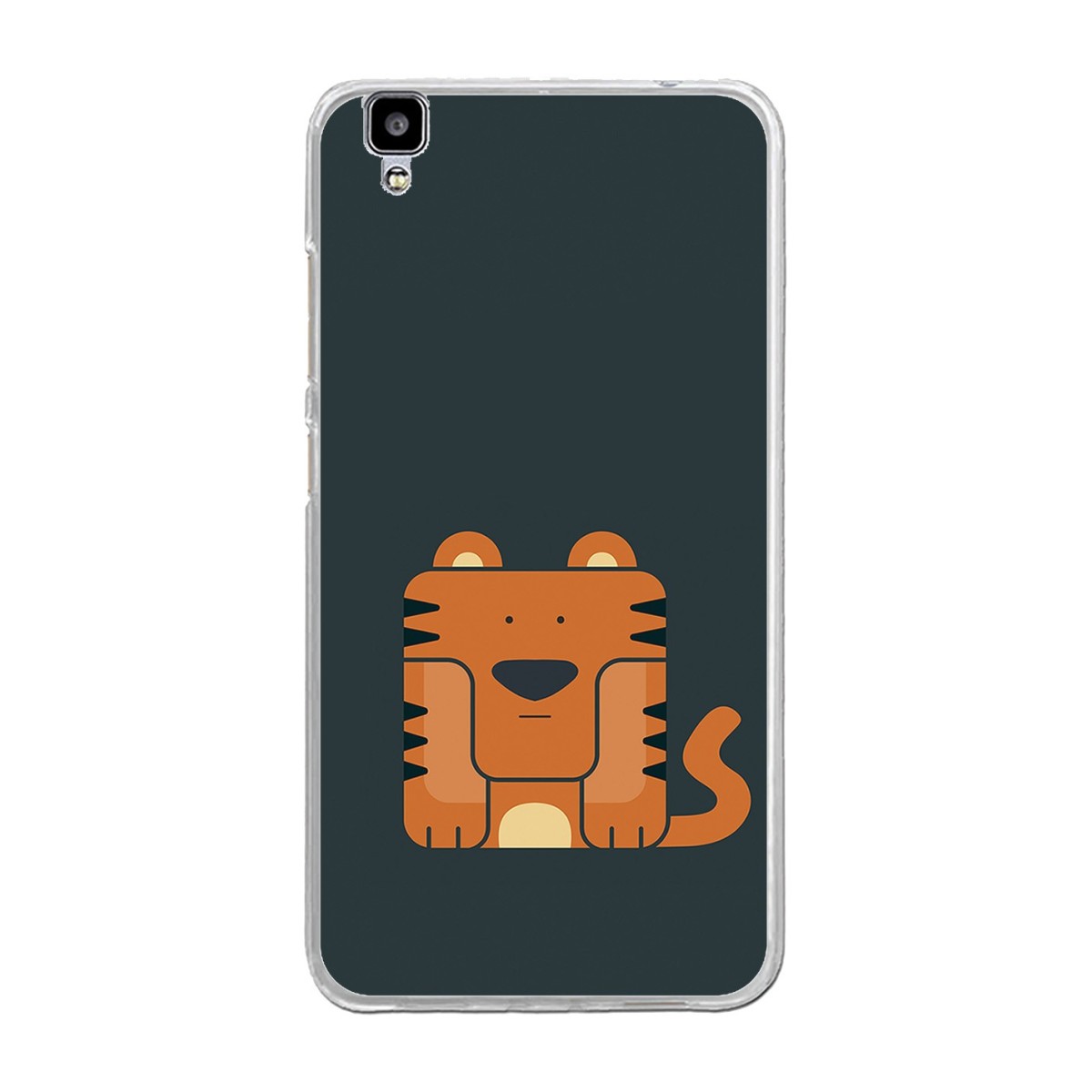 Funda Gel Tpu para Bluboo Maya 5.5" Diseño Tigre Dibujos
