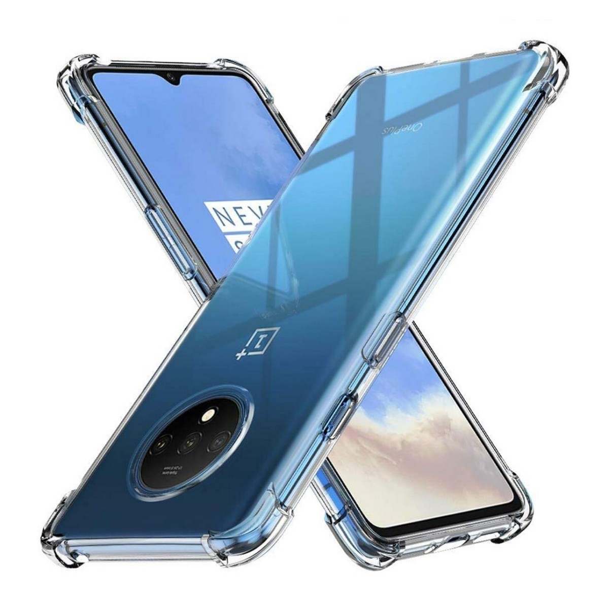 Funda Gel Tpu Anti-Shock Transparente para Oneplus 7T