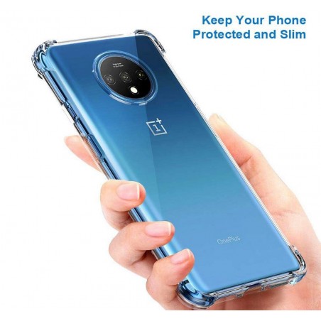 Funda Gel Tpu Anti-Shock Transparente para Oneplus 7T