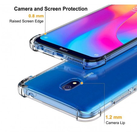 Funda Gel Tpu Anti-Shock Transparente para Xiaomi Redmi 8A
