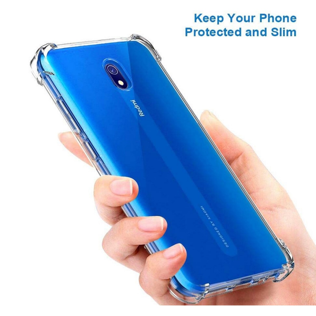 Funda Gel Tpu Anti-Shock Transparente para Xiaomi Redmi 8A