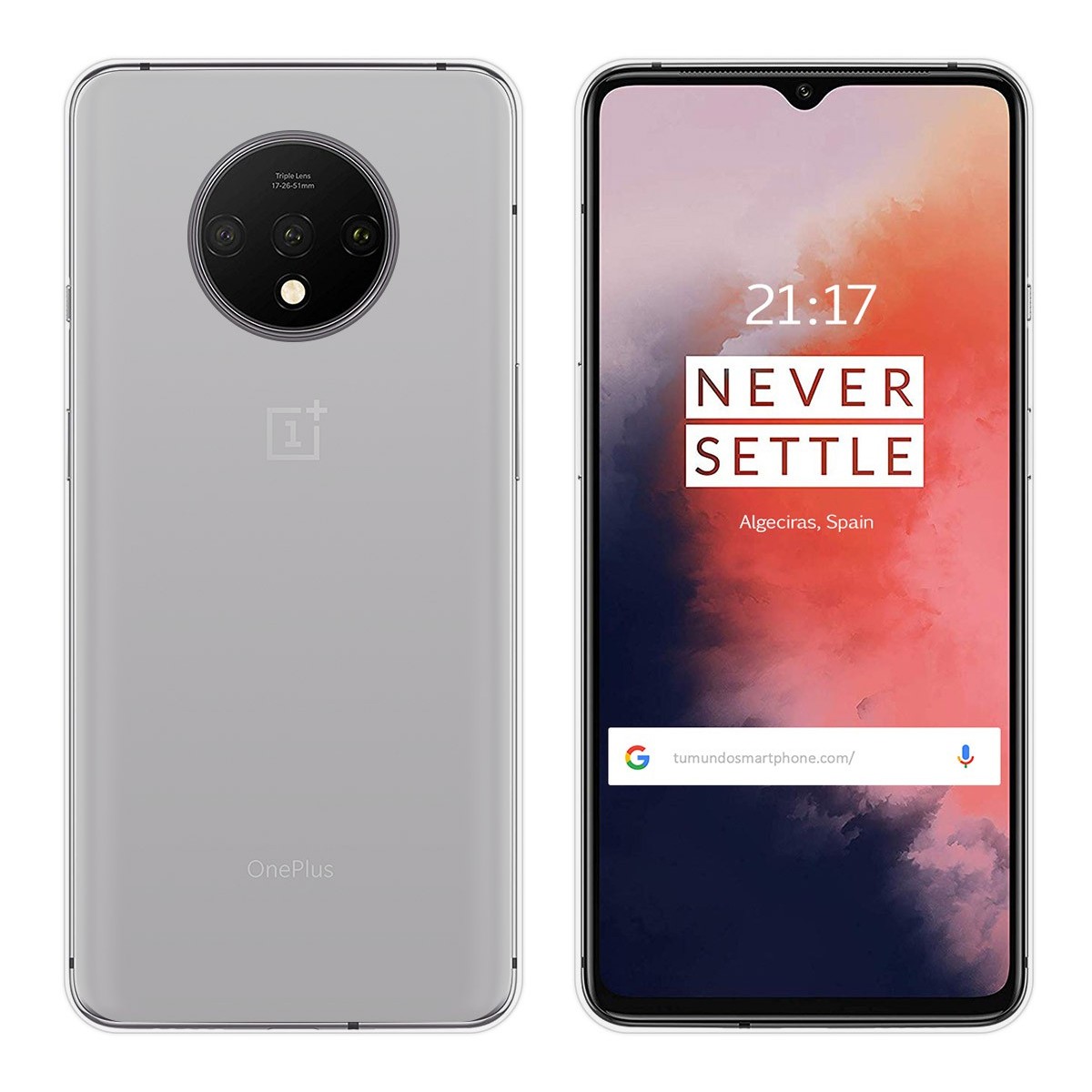 Funda Gel Tpu para Oneplus 7T Color Transparente