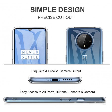 Funda Gel Tpu Fina Ultra-Thin 0,5mm Transparente para Oneplus 7T