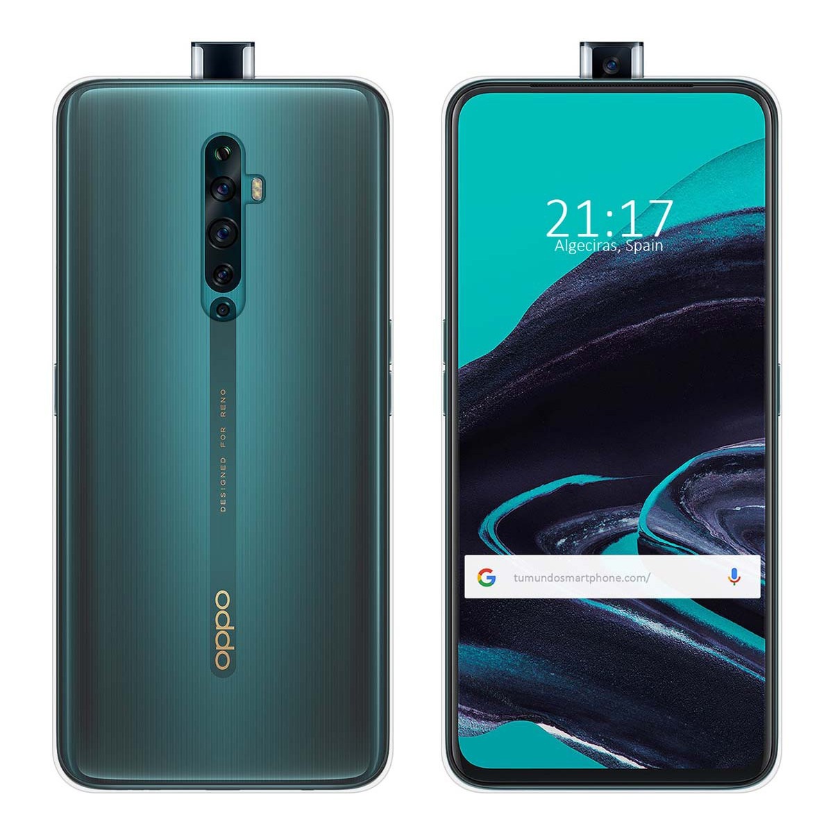 Funda Gel Tpu Fina Ultra-Thin 0,5mm Transparente para Oppo Reno 2Z