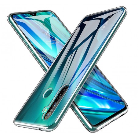 Funda Gel Tpu Fina Ultra-Thin 0,5mm Transparente para Realme 5 Pro