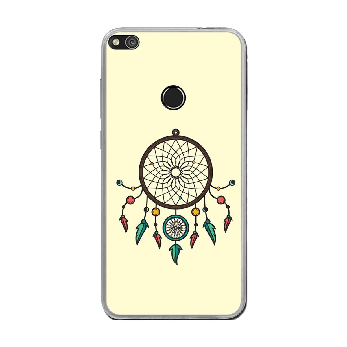 Funda Gel Tpu para Huawei P8 Lite 2017 Diseño Atrapasueños Dibujos