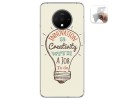Funda Gel Tpu para Oneplus 7T diseño Creativity Dibujos