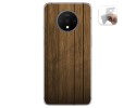 Funda Gel Tpu para Oneplus 7T diseño Madera Dibujos
