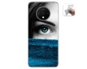 Funda Gel Tpu para Oneplus 7T diseño Ojo Dibujos