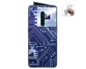 Funda Gel Tpu para Oppo Reno 2 diseño Circuito Dibujos