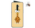 Funda Gel Tpu para Oppo Reno 2 diseño Jirafa Dibujos