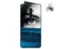 Funda Gel Tpu para Oppo Reno 2 diseño Ojo Dibujos