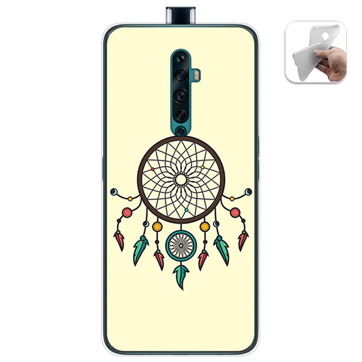 Funda Gel Tpu para Oppo Reno 2Z diseño Atrapasueños Dibujos