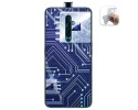 Funda Gel Tpu para Oppo Reno 2Z diseño Circuito Dibujos