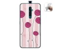 Funda Gel Tpu para Oppo Reno 2Z diseño Flores Vintage Dibujos
