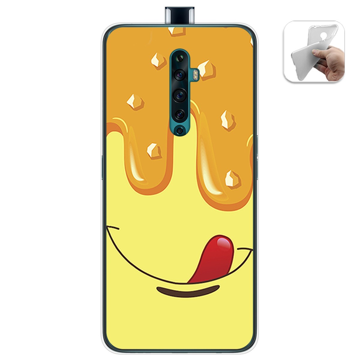 Funda Gel Tpu para Oppo Reno 2Z diseño Helado Vainilla Dibujos