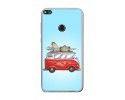 Funda Gel Tpu para Huawei P8 Lite 2017 Diseño Furgoneta Dibujos