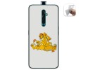 Funda Gel Tpu para Oppo Reno 2Z diseño Leones Dibujos
