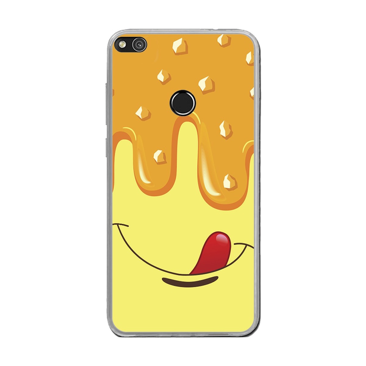 Funda Gel Tpu para Huawei P8 Lite 2017 Diseño Helado Vainilla Dibujos