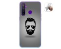 Funda Gel Tpu para Realme 5 Pro diseño Barba Dibujos