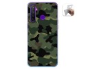 Funda Gel Tpu para Realme 5 Pro diseño Camuflaje Dibujos