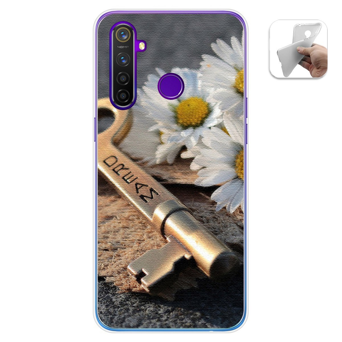 Funda Gel Tpu para Realme 5 Pro diseño Dream Dibujos