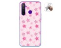 Funda Gel Tpu para Realme 5 Pro diseño Flores Dibujos