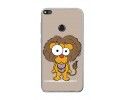 Funda Gel Tpu para Huawei P8 Lite 2017 Diseño Leon Dibujos