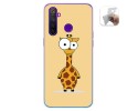 Funda Gel Tpu para Realme 5 Pro diseño Jirafa Dibujos