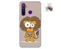 Funda Gel Tpu para Realme 5 Pro diseño Leon Dibujos