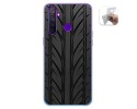 Funda Gel Tpu para Realme 5 Pro diseño Neumatico Dibujos