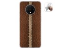 Funda Gel Tpu para Oneplus 7T diseño Cuero 01 Dibujos