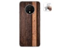 Funda Gel Tpu para Oneplus 7T diseño Madera 05 Dibujos