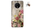 Funda Gel Tpu para Oneplus 7T diseño Madera 08 Dibujos
