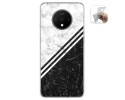 Funda Gel Tpu para Oneplus 7T diseño Mármol 01 Dibujos