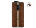 Funda Gel Tpu para Oppo Reno 2 diseño Cuero 01 Dibujos