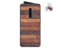 Funda Gel Tpu para Oppo Reno 2 diseño Madera 03 Dibujos